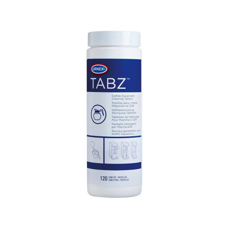 Urnex Tabz таблетки за почистване на уреди за филтриране на кафе